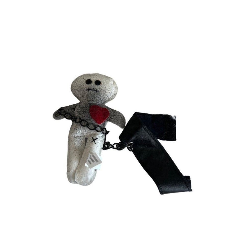 Seeing Red Voodoo Doll Bracelet on Chain Stuffed little guy